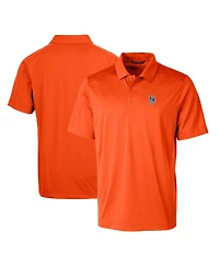 Cutter & Buck Men's Orange New York Mets Prospect Textured Stretch Polo Shirt