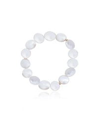 The Lovery Coin Pearl Bracelet 14K