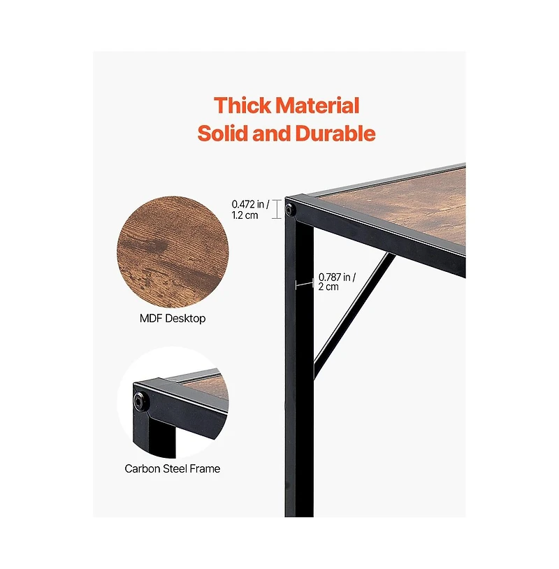 Sugift 41.7 in Narrow Console Table with Power Outlets and Usb Ports, 2-Tier Behind Couch Entryway Table with Charging Station