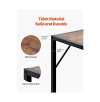 Sugift 41.7 in Narrow Console Table with Power Outlets and Usb Ports, 2-Tier Behind Couch Entryway Table with Charging Station