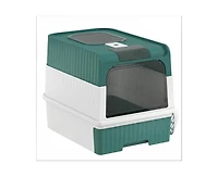 Aostirmotor Pet Litter Box, Fully Enclosed Box