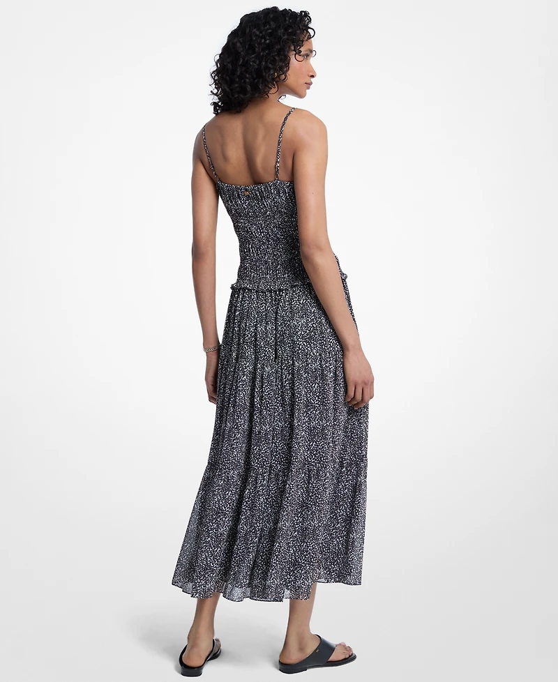 Michael Kors Women's Smocked Midi Dress