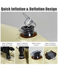 Gouun Inflatable Car Backseat Air Mattress with Electric Pump