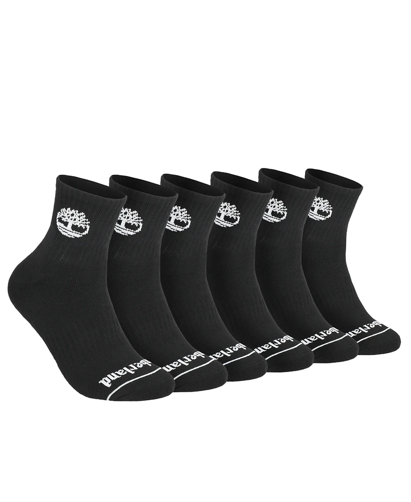 Timberland Men's 6-Pair Millboro Quarter Sock