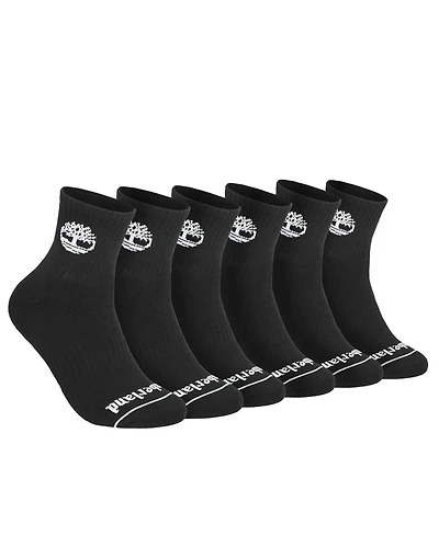 Timberland Men's 6-Pair Millboro Quarter Sock