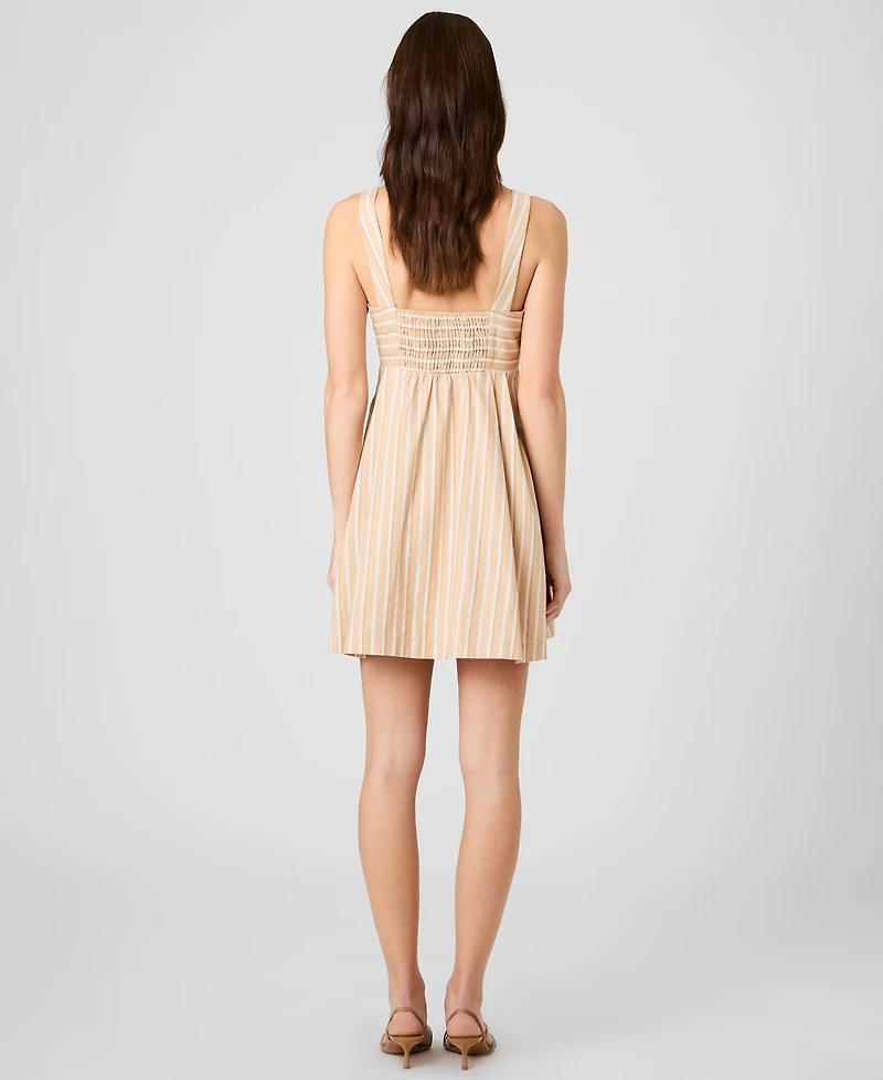 French Connection Women's Square Neck Babydoll Mini Dress