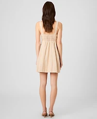 French Connection Women's Square Neck Babydoll Mini Dress