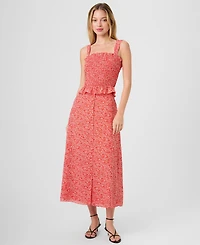 French Connection Women's Floral Print Smocked Top
