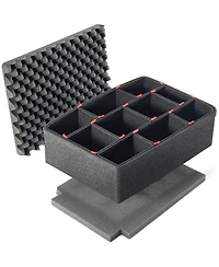 Pelican 1450 Watertight Hard Case Without Foam Insert with Trekpak case divider set