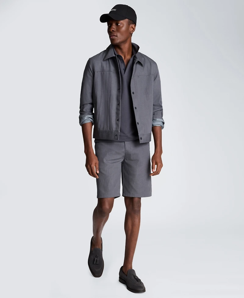 Kenneth Cole Men's Seersucker Classic-Fit Polo Shirt