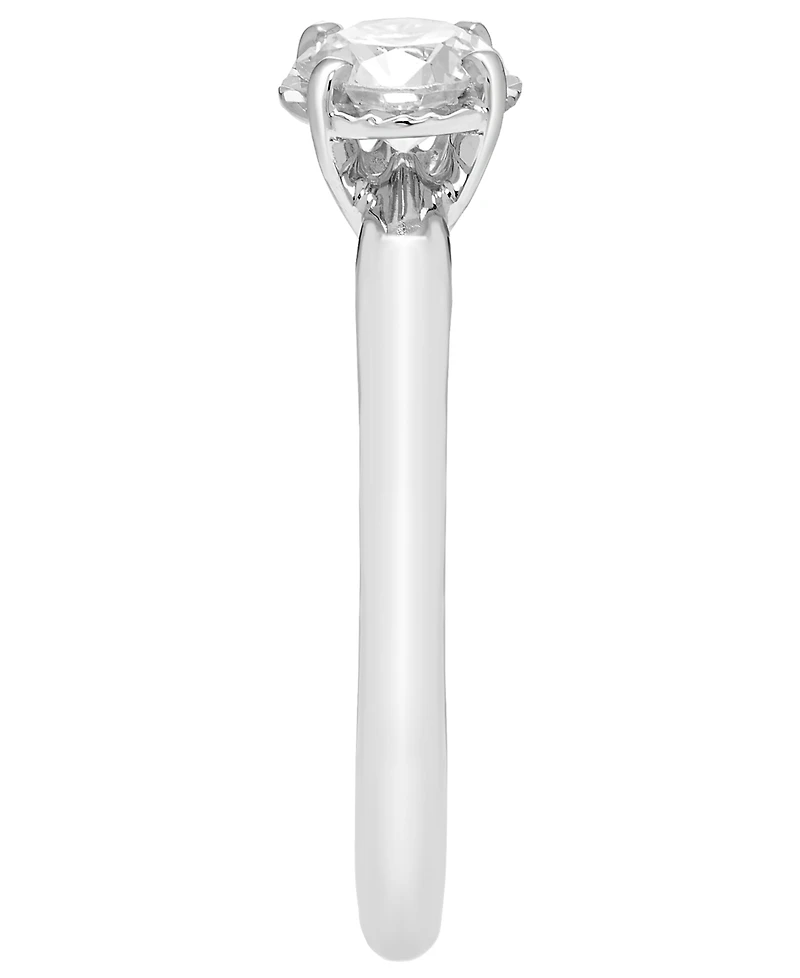 Macy's Diamond Solitaire Ring (1/2 ct. t.w.) in 14k White Gold