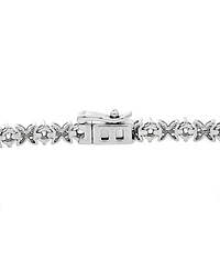Wrapped in Love Diamond Bracelet (2 ct. t.w.) in Sterling Silver