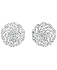 Wrapped in Love Diamond Swirl Stud Earrings (1 ct. t.w.) in 14k White Gold