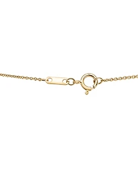 Wrapped Diamond 3-Clover Necklace (1/10 ct. t.w.) in 10k Yellow Gold