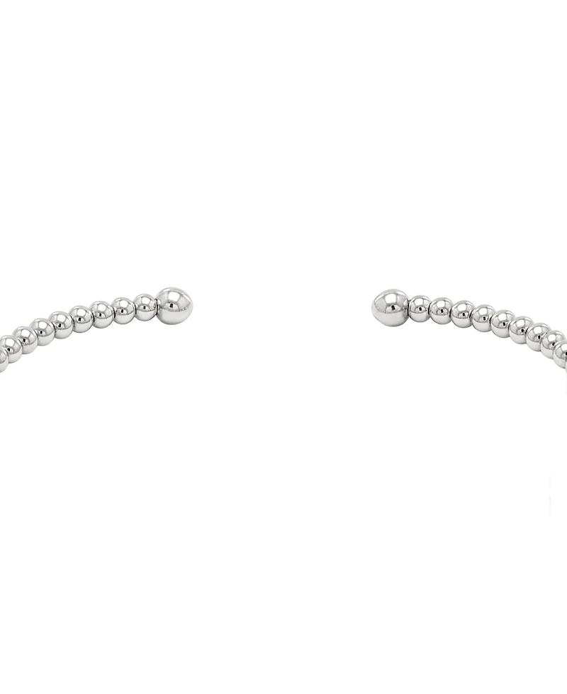 Wrapped Diamond (1/3 ct. t.w.) Flexi Bangle in Sterling Silver