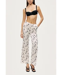 Nocturne Women's Printed Wide-Leg Pants