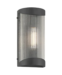 Possini Euro Design Possini Euro August 11"H Textured Outdoor Wall Light