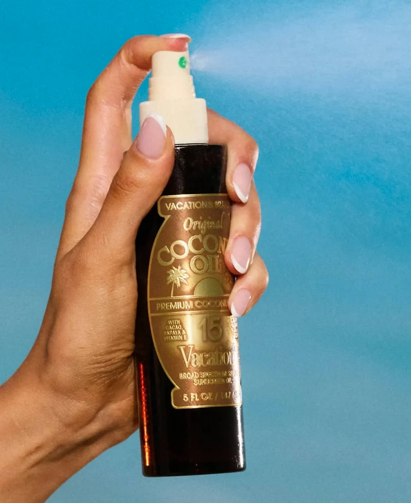 Vacation Original Coconut Oil Spray Spf 15, 5 oz.
