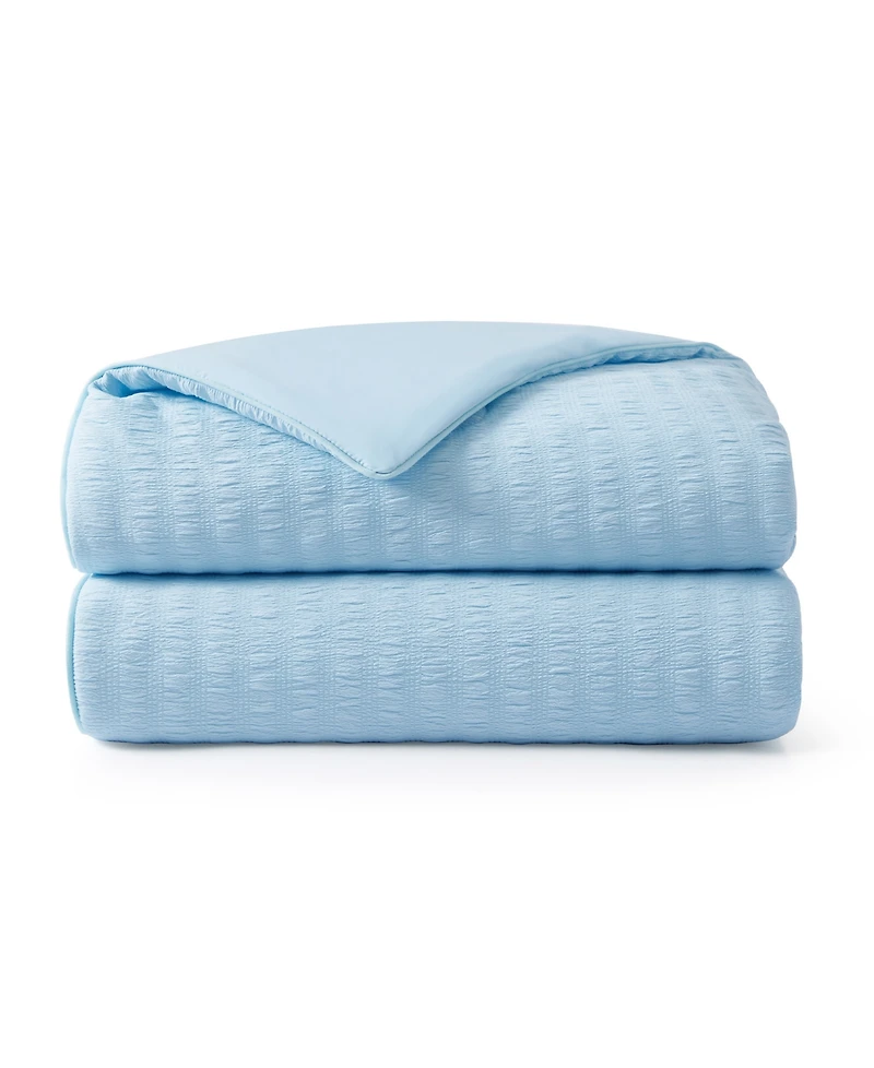 Unikome Seersucker Cooling Reversible Blanket