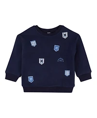 MeMoi Toddler Boys Multi Patch Sweatshirt