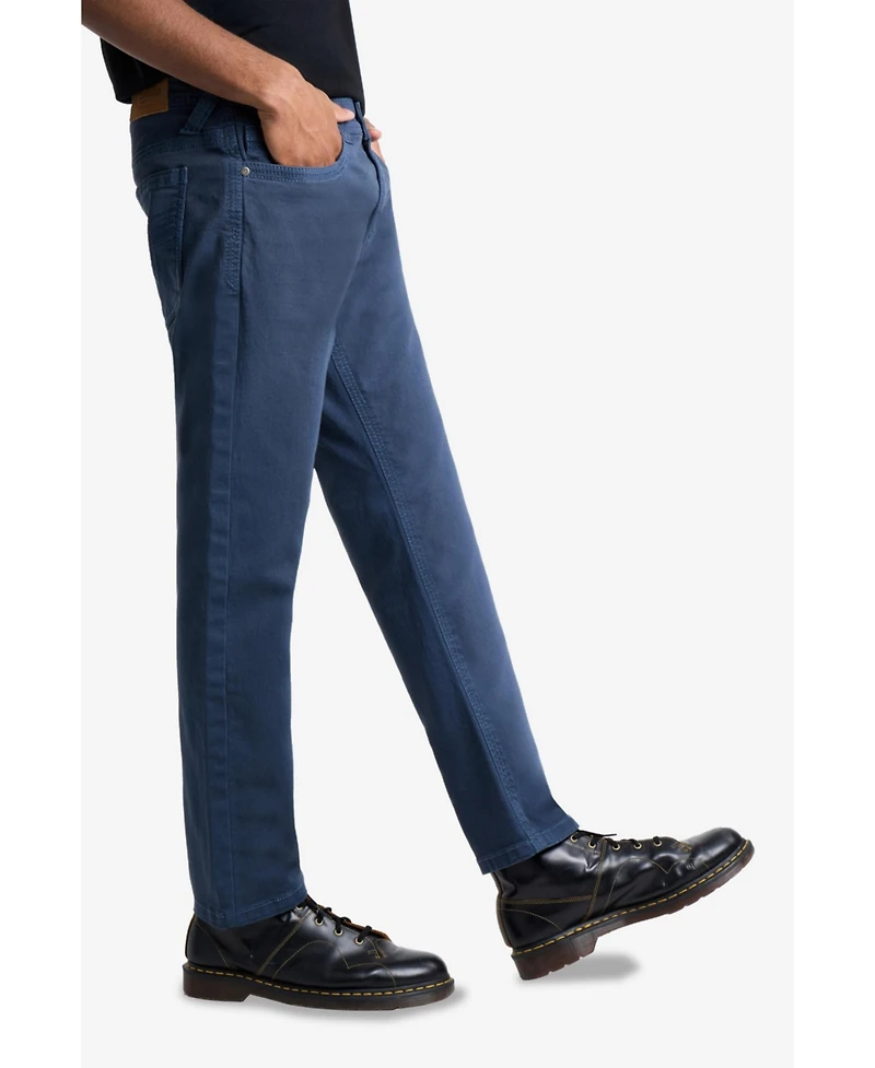 Cultura Men's Saddle Stitch Color Denim Jeans