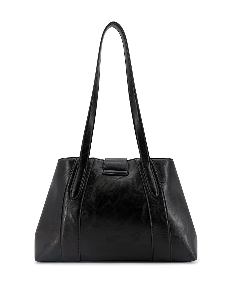 Like Dreams Fiora Signature Lock Medium Satchel Handbag