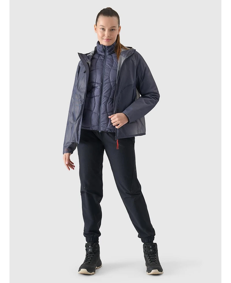 4F Women's Waterproof Jacket Pro Membrane 15000