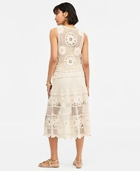 On 34th Womens Crochet Vest Top Crochet Midi Skirt Macys Exclusive