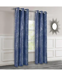 Dainty Home Artistic Blackout Window Panel Pair, 76" x 84"