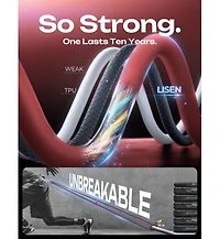 Lisen 2-Pack 240W 4-in-1 Charging Cable, Usb-c and Lightning Multi Charger Cable for All Devices, Fast Charging Cord for Travel, Home and Car