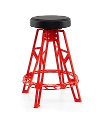 Sugift Heavy Duty Aluminum Garage Bar Chair with Swivel Seat