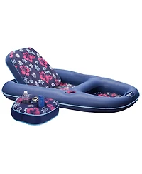 Gnuadz Pool Float Lounge Adjustable Backrest Cupholder