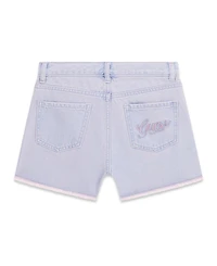 Guess Girls' 7-16 Overdye Denim Shorts