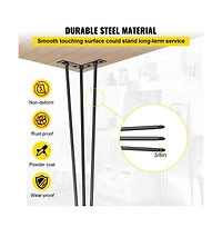 Sugift Hairpin Table Legs Set of 4 Carbon Steel Desk Furniture Legs Load