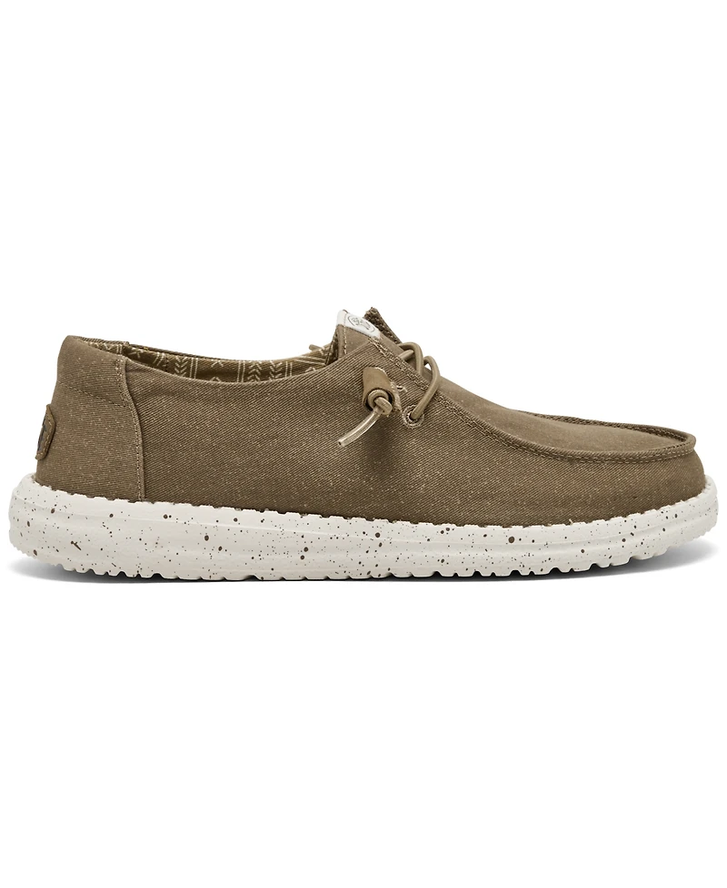 Hey Dude Women's Wendy Stretch Canvas Casual Moccasin from Finish Line