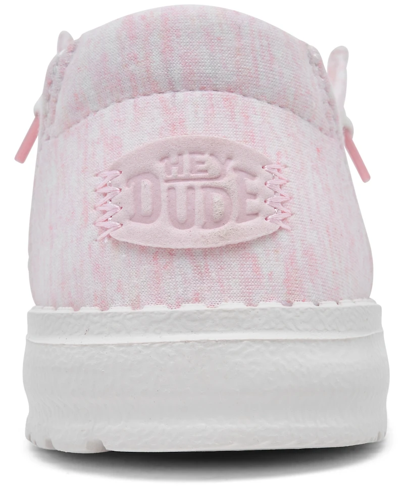 Hey Dude Women's Wendy Stretch Jersey Casual Moccasin from Finish Line