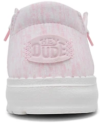 Hey Dude Women's Wendy Stretch Jersey Casual Moccasin from Finish Line