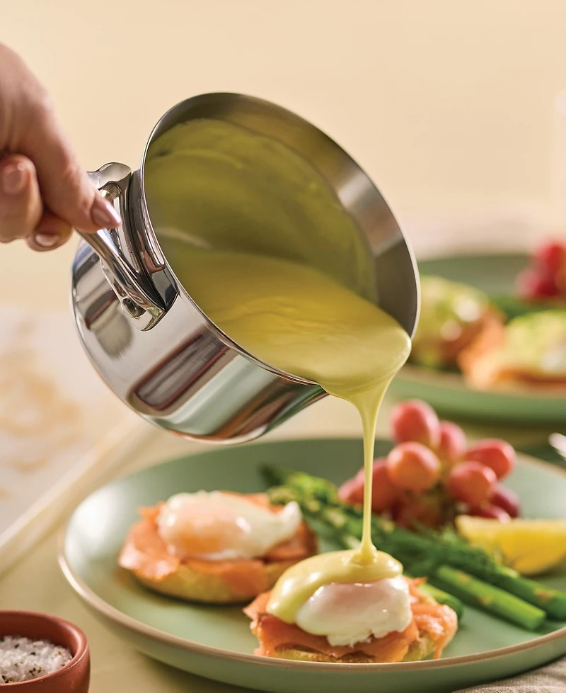 Anolon Nouvelle Copper Stainless Steel Cookware Set, 10 Piece