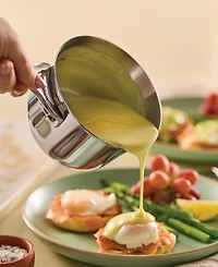 Anolon Nouvelle Copper Stainless Steel Cookware Set, 10 Piece