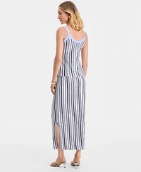 I.N.C. International Concepts Womens Multi Stripe Sweater Tank Skirt Macys Exclusive