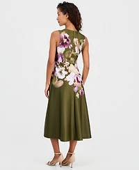 Anne Klein Women's A-Line Midi Dress