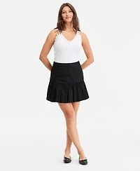 On 34th Women's High Rise Drop Waist Bubble Mini Skirt, Macy's Exclusive