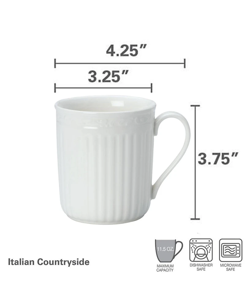 Mikasa Italian Countryside Mugs, Set of 4