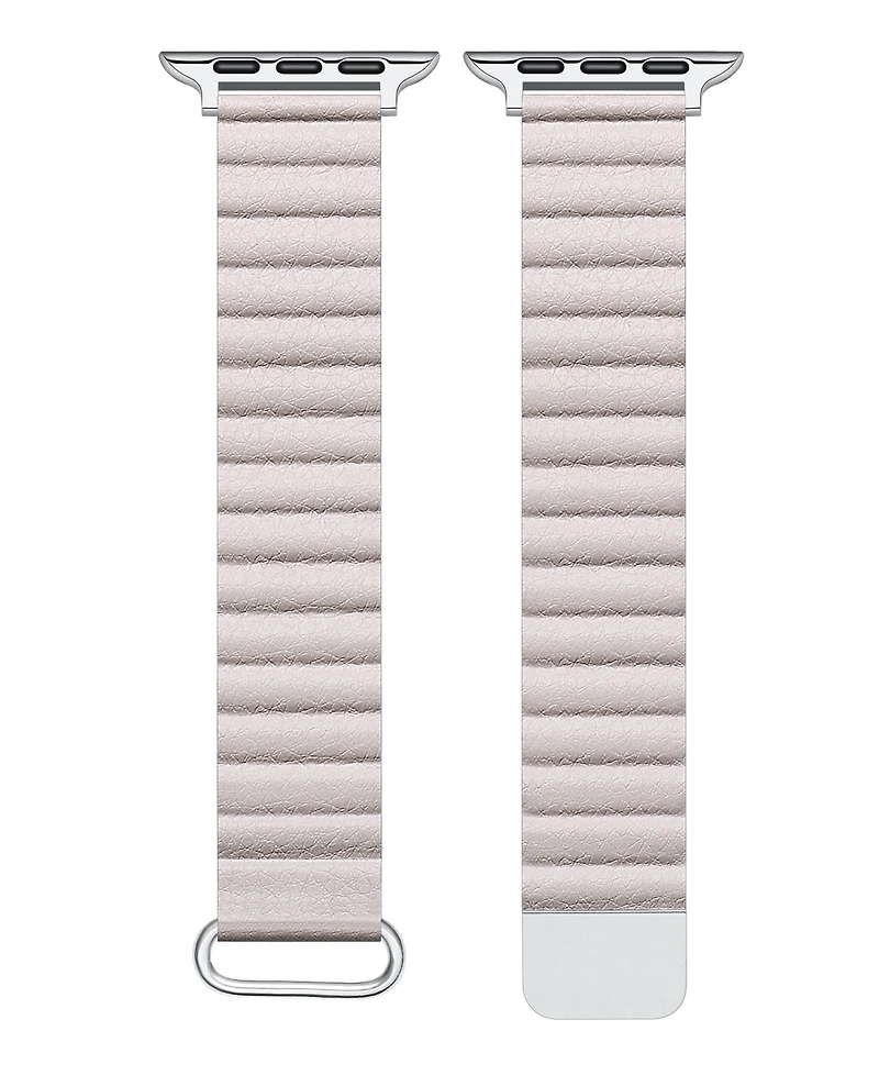 Posh Tech Dakota Faux Leather Band for Apple Watch