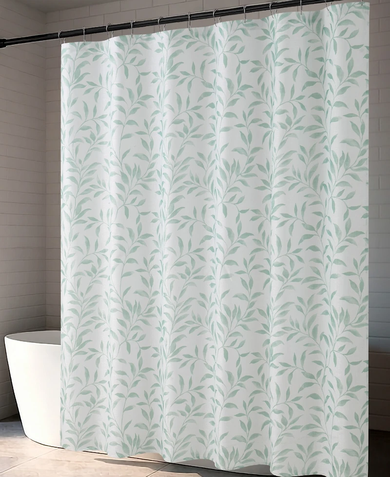 Creative Home Ideas Katherine Floral 13-Pc. Fabric Shower Curtain Set