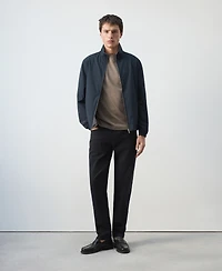 Mango Men's Reversible Quilted Water-Repellent Jacket