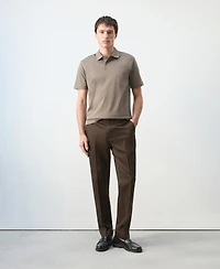 Mango Men's Slim-Fit Lyocell Linen Pants