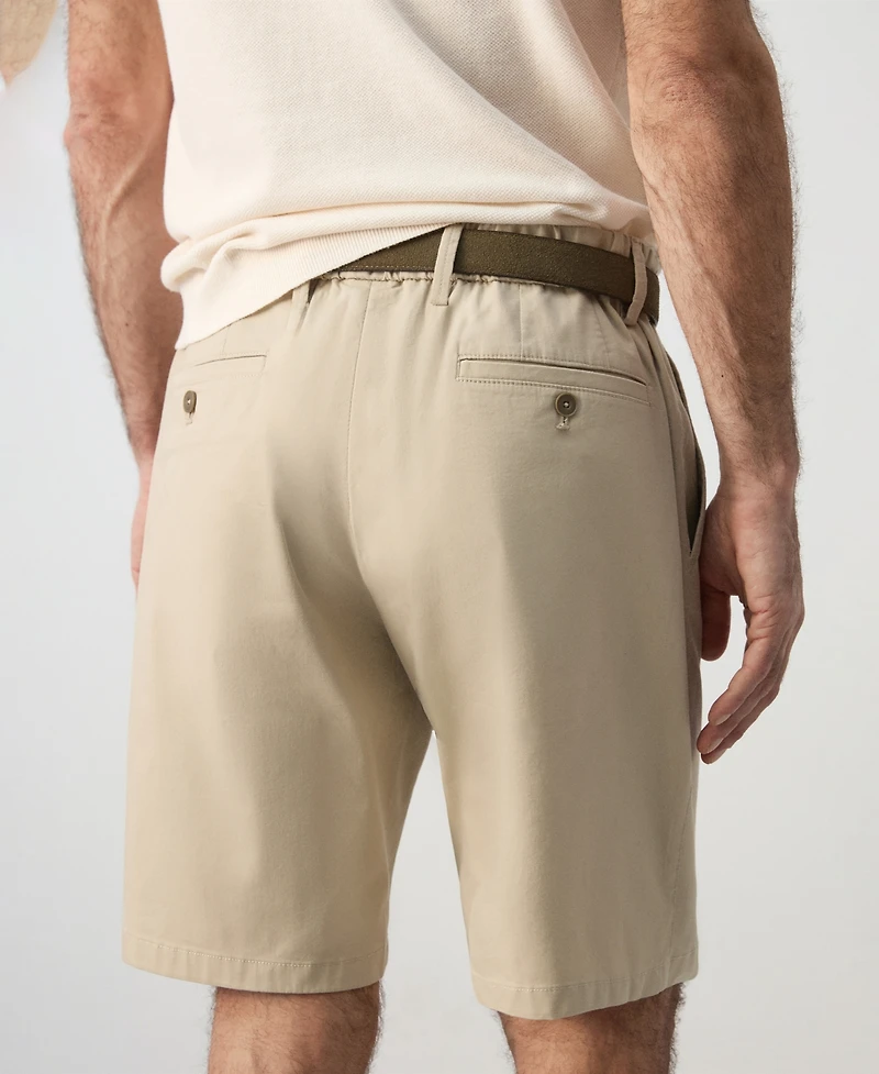Mango Men's Slim-Fit Chino Cotton 10.12" Bermuda Shorts