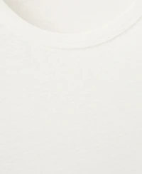 Mango Men's Linen Slim-Fit T-Shirt