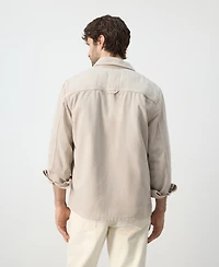 Mango Men's Pockets Overshirt